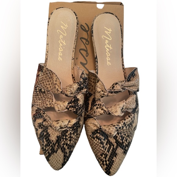 Matisse On Course Snakeskin Embossed Mule - Picture 2 of 4